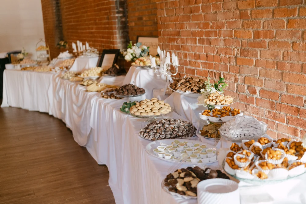 Wedding dessert spread at UNION event venue in Kansas City MO