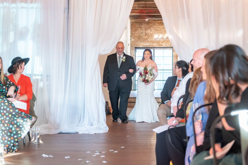 Walking down the aisle