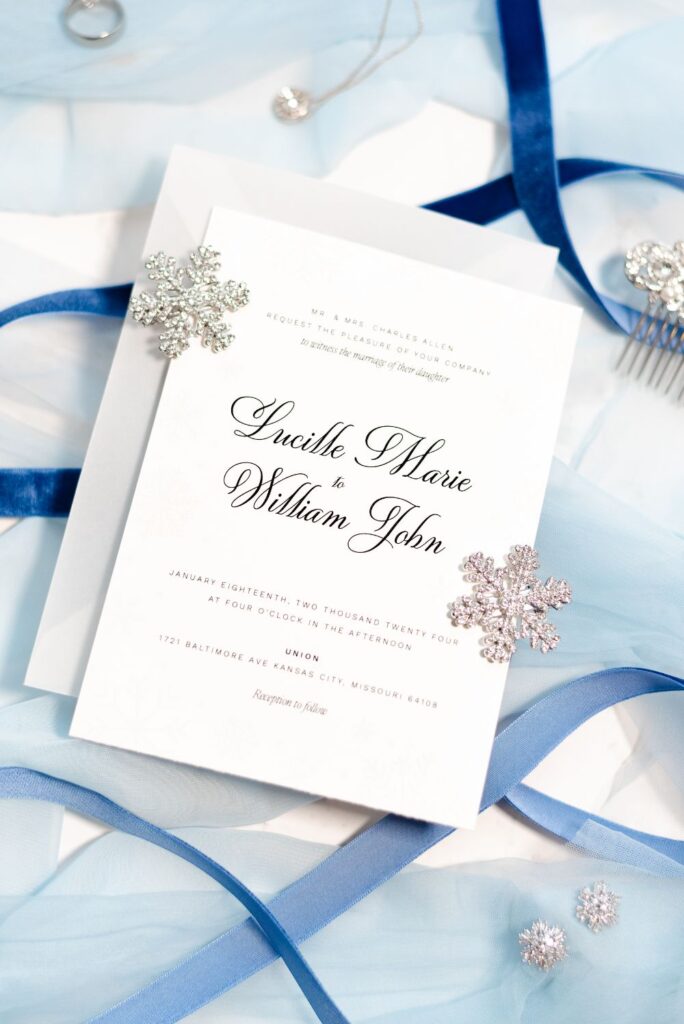 Wedding invitation and details