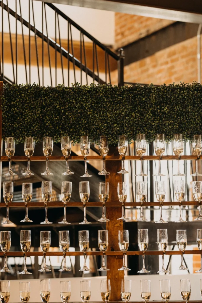 Champagne wall