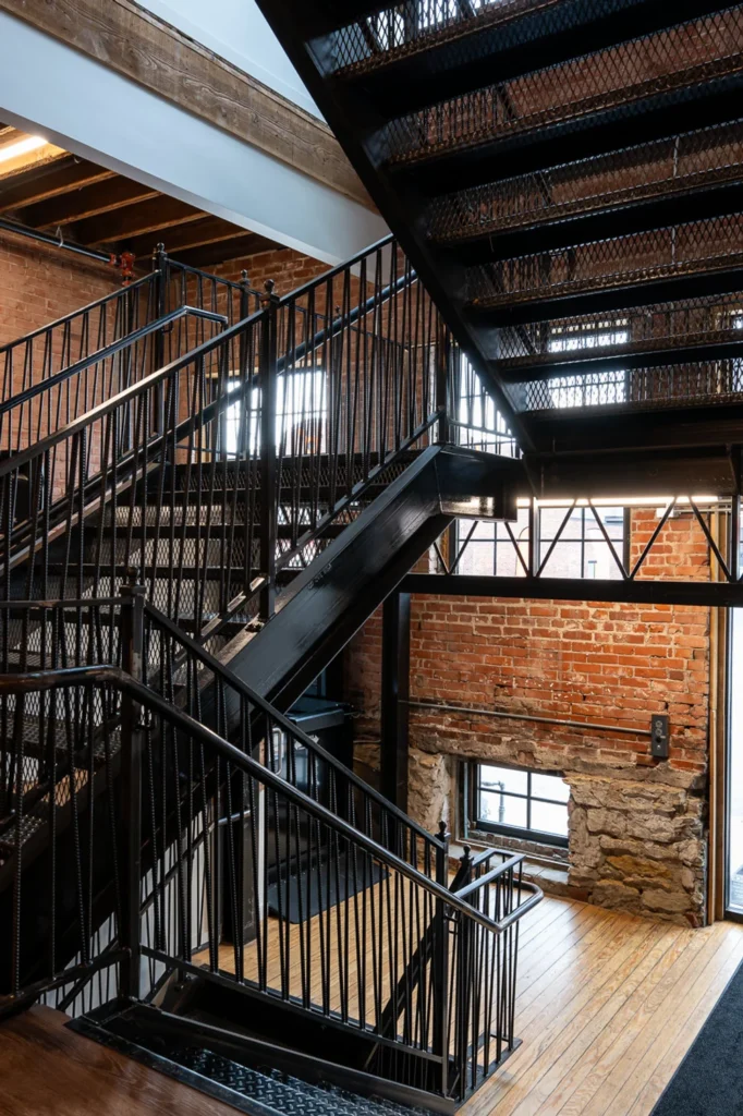Staircase at UNION in Kansas City, MO
