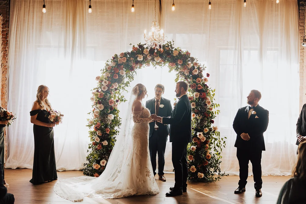 Wedding ceremony at UNION historic venue in Kansas City MO