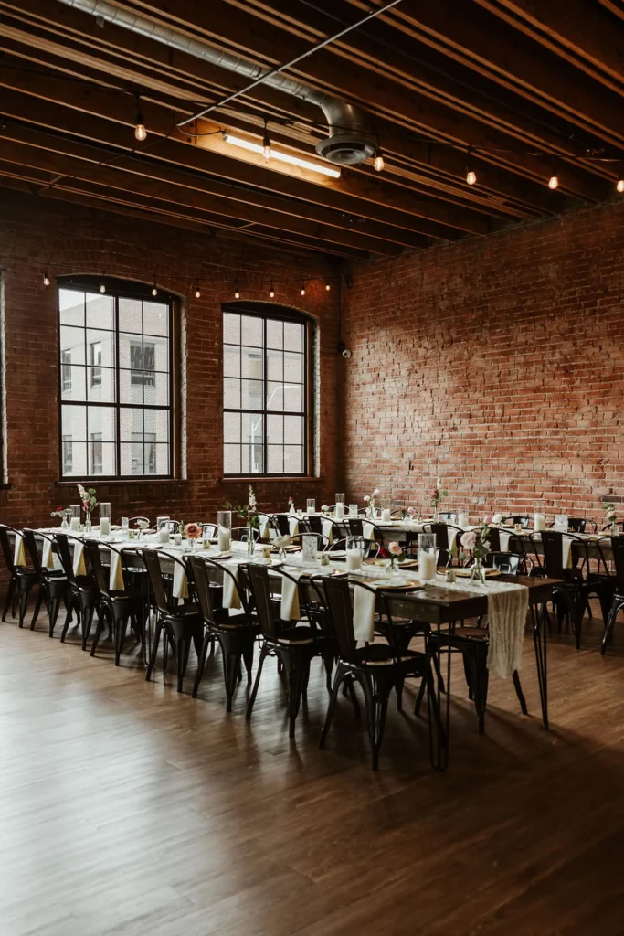 Wedding reception at UNION in downtown Kansas City, MO