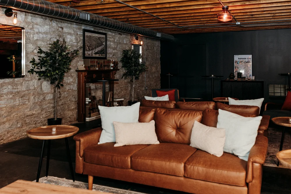 Lounge area in the Speakeasy in Kansas City, MO