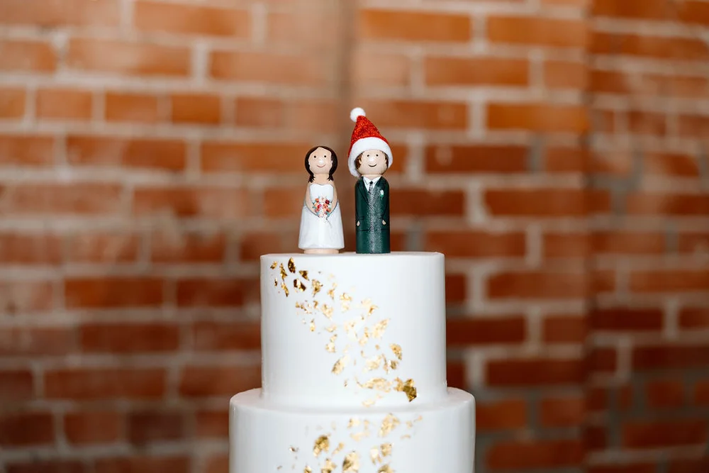 Wedding cake at UNION Kansas City wedding venue