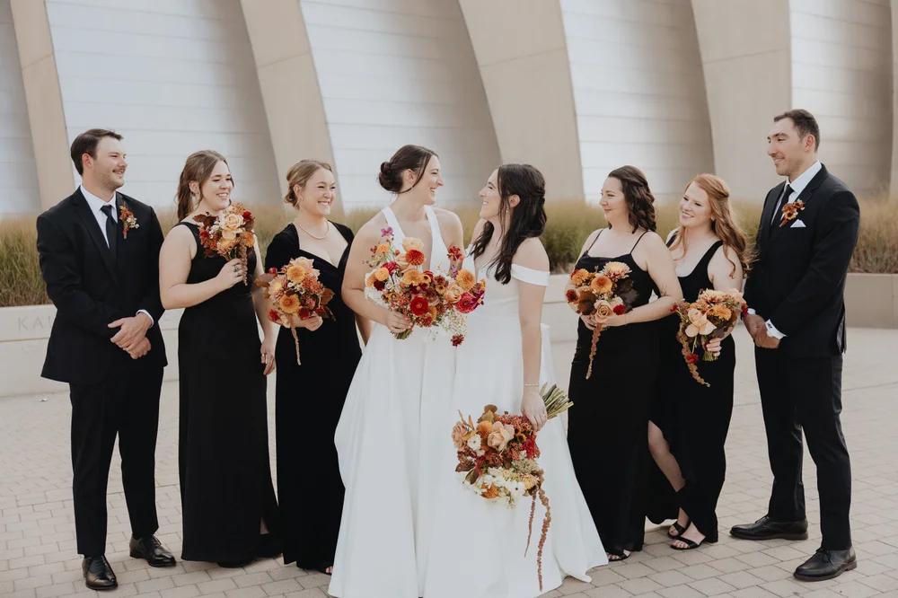 LGBTQ+ wedding party at UNION venue in Kansas City MO